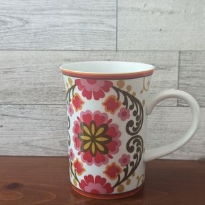Vera Bradley retired Folkloric pattern mug